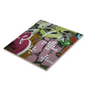 Schweizer Graffiti Fliese (Seite)