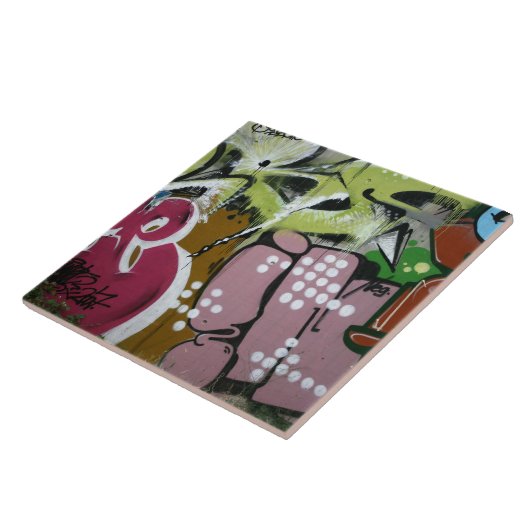 Schweizer Graffiti Fliese (Seite)