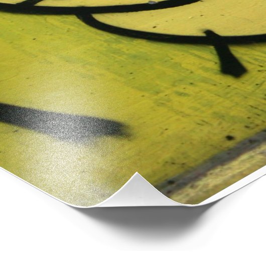 Schweizer Graffiti Fotodruck (Ecke)