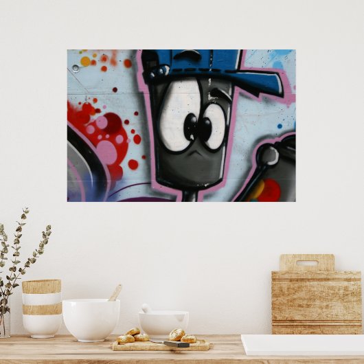 Schweizer Graffiti Poster (Küche)