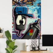 Schweizer Graffiti Poster (Heimbüro)