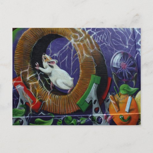 Schweizer Graffiti Postkarte (Vorderseite)
