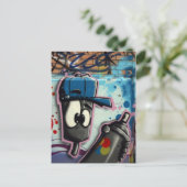 Schweizer Graffiti Postkarte (Stehend Vorderseite)
