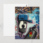 Schweizer Graffiti Postkarte (Vorne/Hinten)