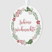 Schweizer Heiligabend, Schöni Wiehnachte Ornament (Vorderseite)