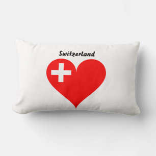 Schweizer Herz Lendenkissen