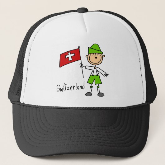 Schweizer Hut Truckerkappe (Vorderseite)
