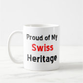 Schweizer Kaffeeerbe-Tasse Kaffeetasse (Links)