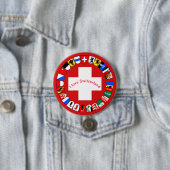 Schweizer Kantone und Flagge Button (Beispiel)