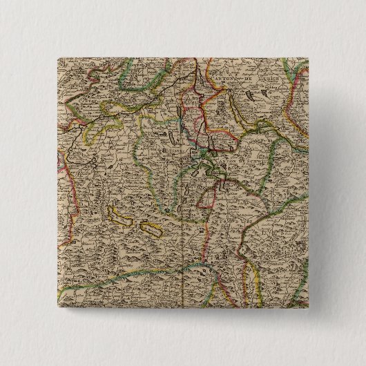 Schweizer Karte Button (Vorderseite)