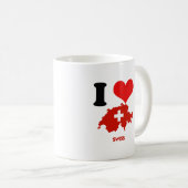 SCHWEIZER KARTE KAFFEETASSE (VorderseiteRechts)