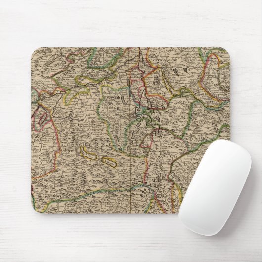 Schweizer Karte Mousepad (Mit Mouse)