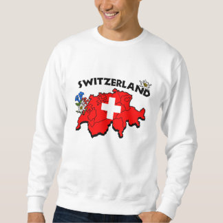 Schweizer Karten-Sweatshirt Sweatshirt