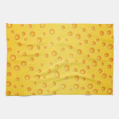 Schweizer Käse Cheezy Beschaffenheits-Muster Küchentuch (Horizontal)