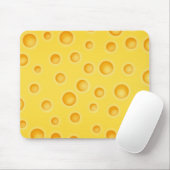 Schweizer Käse Cheezy Beschaffenheits-Muster Mousepad (Mit Mouse)