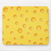 Schweizer Käse Cheezy Beschaffenheits-Muster Mousepad (Vorne)
