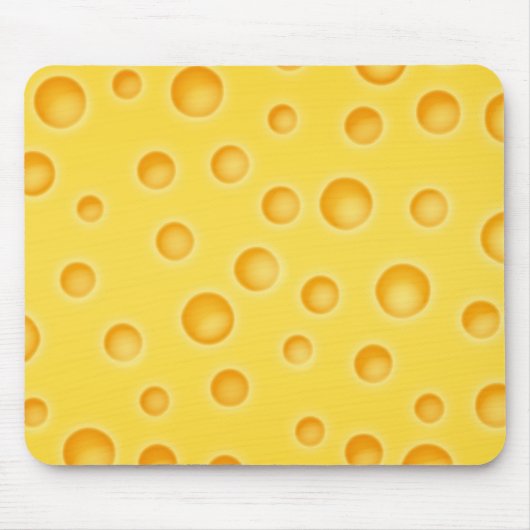Schweizer Käse Cheezy Beschaffenheits-Muster Mousepad (Vorne)