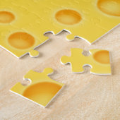 Schweizer Käse Cheezy Beschaffenheits-Muster Puzzle (Seite)