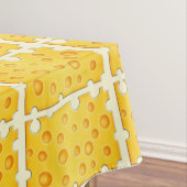 Schweizer Käse Cheezy Beschaffenheits-Muster Tischdecke (Beispiel)