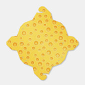 Schweizer Käse Cheezy Texturmuster Geschenkschachtel (Ungefaltet)