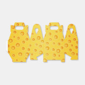 Schweizer Käse Cheezy Texturmuster Geschenkschachtel (Ungefaltet)