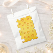 Schweizer Käse Cheezy Texturmuster Geschenktütchen (Ausgeschnitten)