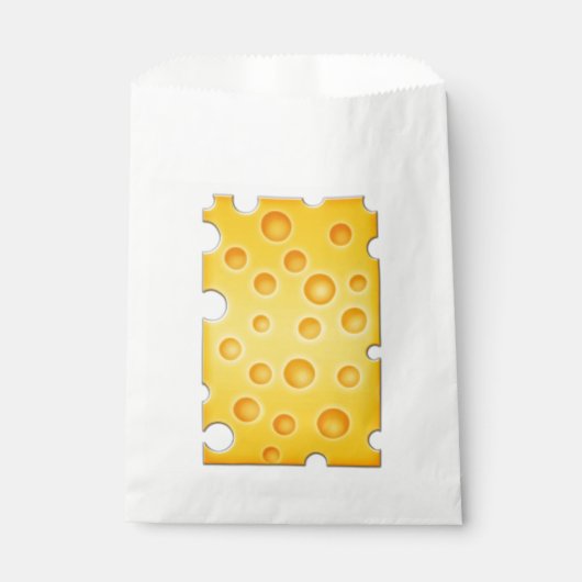 Schweizer Käse Cheezy Texturmuster Geschenktütchen (Vorderseite)