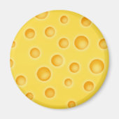 Schweizer Käse Cheezy Texturmuster Magnet (Vorne)