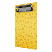 Schweizer Käse Cheezy Texturmuster Mini Klemmbrett (Gewinkelt2)