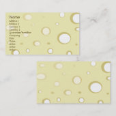 Schweizer Käse - Geschäft Visitenkarte (Vorne/Hinten)