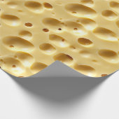 Schweizer Käse Geschenkpapier (Ecke)