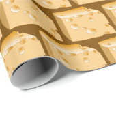 Schweizer Käse Geschenkpapier (Rolleneckpunkt)