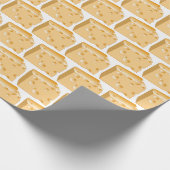Schweizer Käse Geschenkpapier (Ecke)