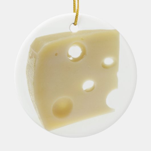 Schweizer Käse Keramikornament (Vorne)