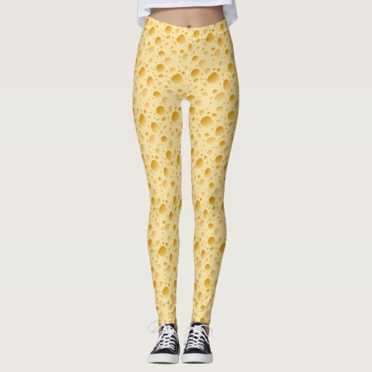 Schweizer Käse Leggings (Vorderseite)