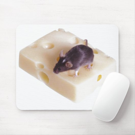 Schweizer Käse-Maus Mousepad (Mit Mouse)