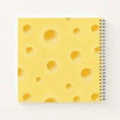 Schweizer Käse mit Hübschem Gelbkäse Notizblock (Rückseite)