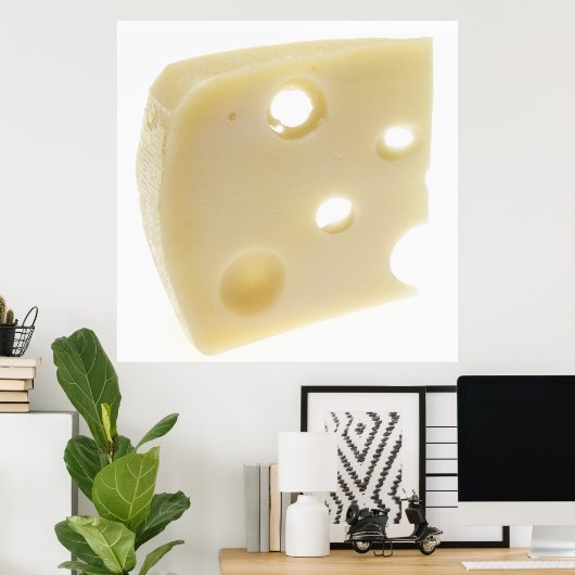 Schweizer Käse Poster (Heimbüro)