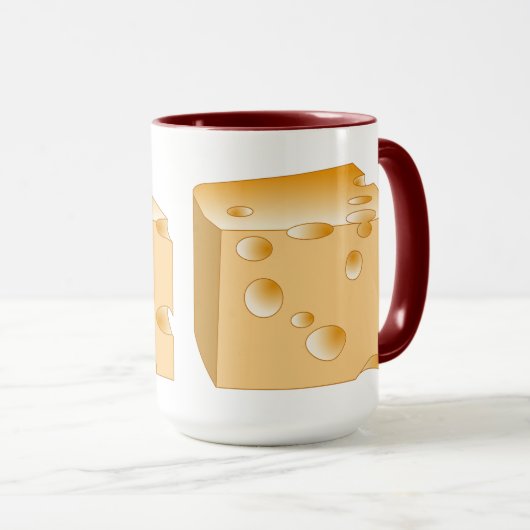 Schweizer Käse Tasse (VorderseiteRechts)