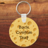 Schweizer Käsemuster Schlüsselanhänger (Rückseite)