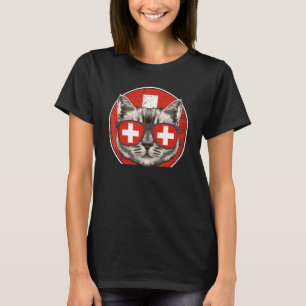 Schweizer Katze Schweizer T-Shirt