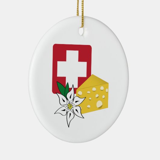 Schweizer Keramik Ornament (Rechts)