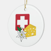 Schweizer Keramik Ornament (Links)