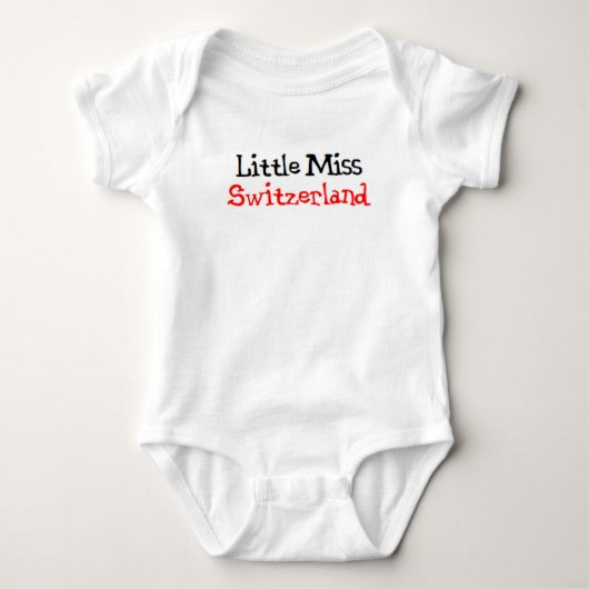 schweizer kleiner Fehler Baby Strampler (Vorderseite)