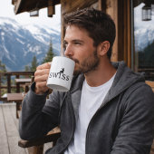 Schweizer Kletter-Minimalist-Seil-Silhouette Jumbo-Tasse
