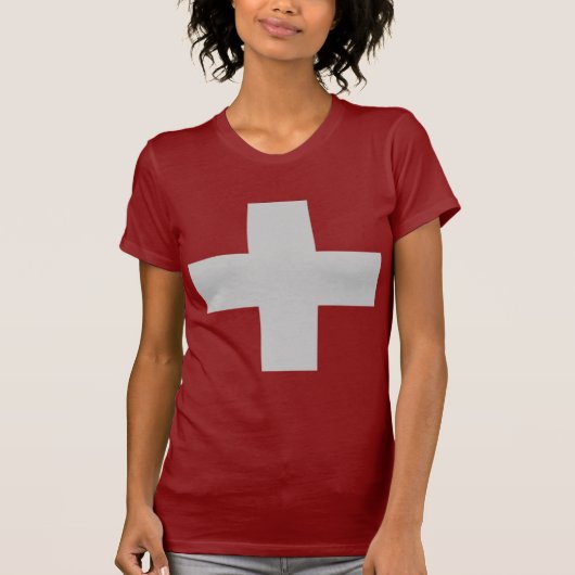 Schweizer Kreuz T-Shirt (Vorderseite)