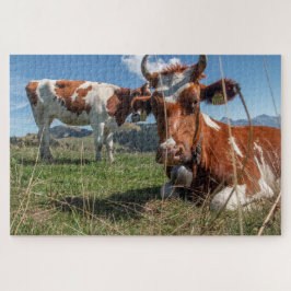 Schweizer Kühe Puzzle