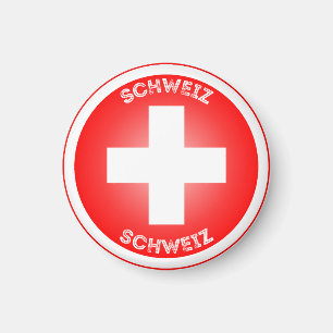 Schweizer Kulturerbe-Emblem Magnet