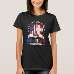 Schweizer Länder Flaggen Schweiz F T-Shirt