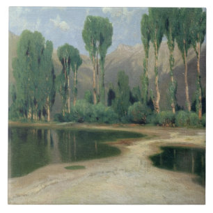 Schweizer Landschaft Fliese